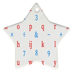 Source Serif Number Ornament (star) by Mariart