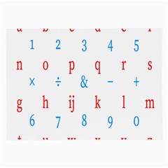 Source Serif Number Large Glasses Cloth (2-side) by Mariart