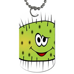 Thorn Face Mask Animals Monster Green Polka Dog Tag (one Side) by Mariart