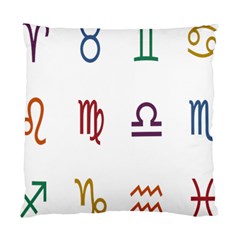 Twelve Signs Zodiac Color Star Standard Cushion Case (two Sides)