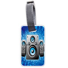 Sound System Music Disco Party Luggage Tags (one Side) 