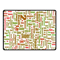 Screen Source Serif Text Double Sided Fleece Blanket (Small) 