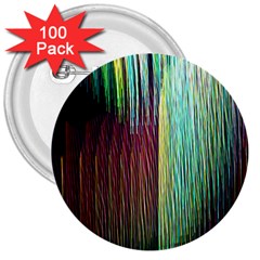 Screen Shot Line Vertical Rainbow 3  Buttons (100 Pack) 