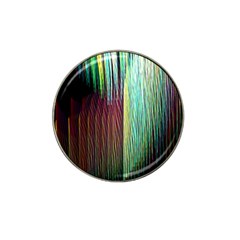 Screen Shot Line Vertical Rainbow Hat Clip Ball Marker (10 Pack)