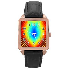 View Max Gain Resize Flower Floral Light Line Chevron Rose Gold Leather Watch  by Mariart