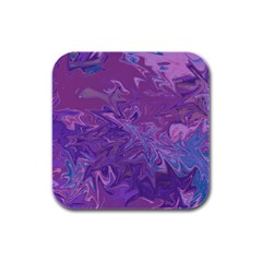 Colors Rubber Square Coaster (4 pack) 