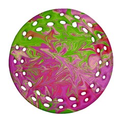 Colors Round Filigree Ornament (two Sides) by Valentinaart