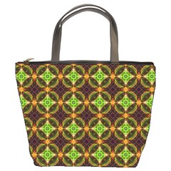 Kiwi Like Pattern Bucket Bags