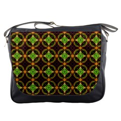 Kiwi Like Pattern Messenger Bags
