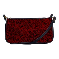 Red Roses Field Shoulder Clutch Bags by designworld65