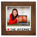 I Love the Internet Framed Tiles Front