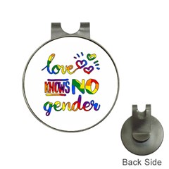 Love Knows No Gender Hat Clips With Golf Markers by Valentinaart