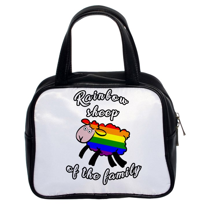 Rainbow sheep Classic Handbags (2 Sides)