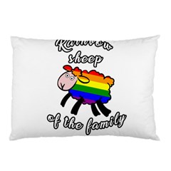 Rainbow Sheep Pillow Case (two Sides) by Valentinaart