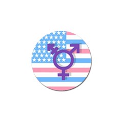 Transgender Flag Golf Ball Marker (4 Pack) by Valentinaart