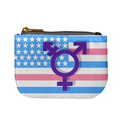 Transgender Flag Mini Coin Purses by Valentinaart