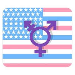 Transgender Flag Double Sided Flano Blanket (small)  by Valentinaart