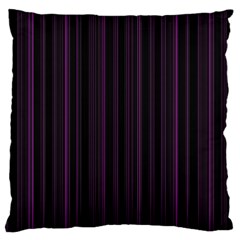 Lines Pattern Large Flano Cushion Case (one Side) by Valentinaart