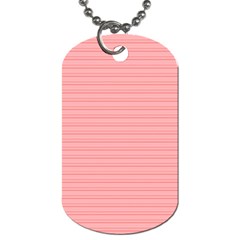 Lines pattern Dog Tag (One Side)