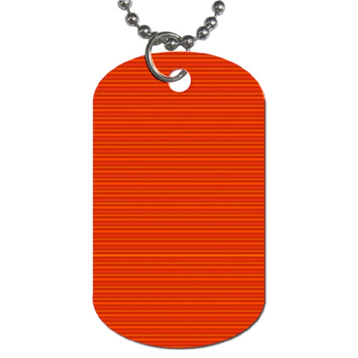 Lines pattern Dog Tag (Two Sides)