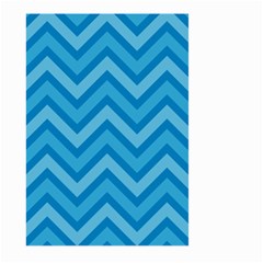 Zigzag  Pattern Large Garden Flag (two Sides) by Valentinaart