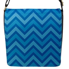 Zigzag  Pattern Flap Messenger Bag (s)