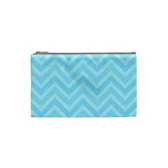 Zigzag  Pattern Cosmetic Bag (small)  by Valentinaart