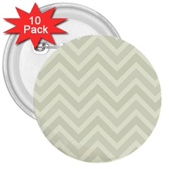 Zigzag  pattern 3  Buttons (10 pack) 