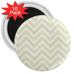 Zigzag  pattern 3  Magnets (10 pack) 
