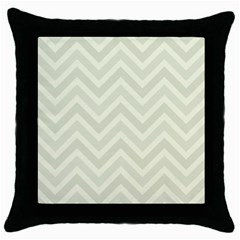 Zigzag  pattern Throw Pillow Case (Black)