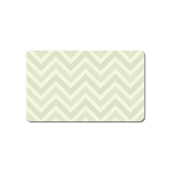 Zigzag  Pattern Magnet (name Card) by Valentinaart