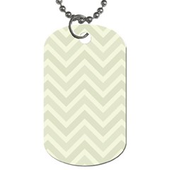 Zigzag  pattern Dog Tag (Two Sides)