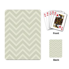 Zigzag  pattern Playing Card