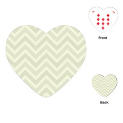 Zigzag  pattern Playing Cards (Heart) 