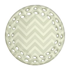 Zigzag  pattern Ornament (Round Filigree)