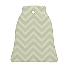 Zigzag  pattern Bell Ornament (Two Sides)