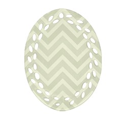 Zigzag  pattern Ornament (Oval Filigree)