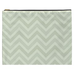 Zigzag  pattern Cosmetic Bag (XXXL) 