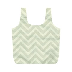 Zigzag  pattern Full Print Recycle Bags (M) 