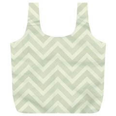 Zigzag  pattern Full Print Recycle Bags (L) 