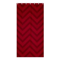 Zigzag  Pattern Shower Curtain 36  X 72  (stall)  by Valentinaart