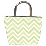 Zigzag  pattern Bucket Bags Front