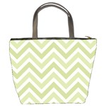 Zigzag  pattern Bucket Bags Back