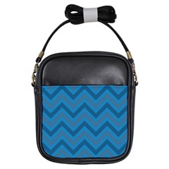 Zigzag  pattern Girls Sling Bags