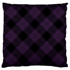 Zigzag Pattern Large Flano Cushion Case (one Side) by Valentinaart