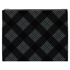Zigzag Pattern Cosmetic Bag (xxxl)  by Valentinaart