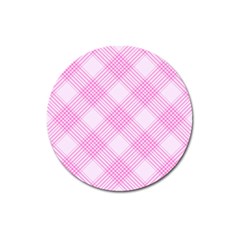 Zigzag Pattern Magnet 3  (round) by Valentinaart