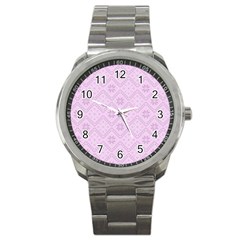 Pattern Sport Metal Watch