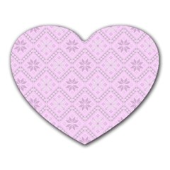 Pattern Heart Mousepads