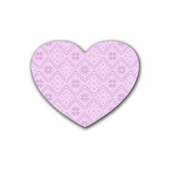 Pattern Heart Coaster (4 pack) 